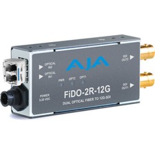 AJA FIDO-2R-12G Dual Optical Fiber Mini-Converter 12G-SDI picture