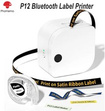 Phomemo P12 Bluetooth Printer Thermal Transfer Label Maker Sticker Machine picture