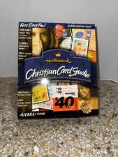 Sierra Home Hallmark Christian Card Studio Windows PC Big Box RARE New/Sealed picture