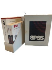 Vintage Apple Macintosh SPSS Reference guides With Shelf Sleeve picture