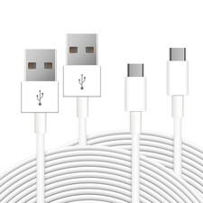 2 Pack 16.4ft/5M Long USB C Cable, Durable A to C 16.4ft, White picture