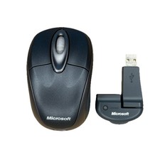Microsoft Wireless Notebook Optical Mouse Model 1023 1024 Silver picture