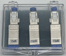 3x SC/UPC 15dB Singlemode Fiber Optic Fixed Attenuators Male-Female picture