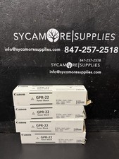 Lot of 4 Genuine Canon GPR-22 Black Toner 0386B003AA OEM Damage Box NEW picture