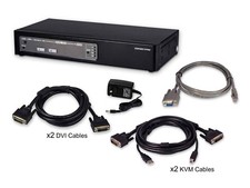 [ConnectPro] UDD-12A+KIT - 2 port USB Dual DVI KVM Switch With Cables picture