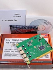 Brand New StarTech 7 Port PCI USB Adapter Card PCIUSB7 picture