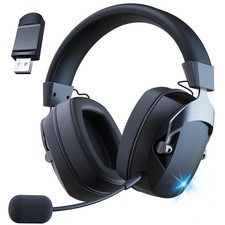 Acinaci Gaming Headset 2.4G Wireless Bluetooth USB 3.5mm Detachable Mic picture