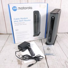 MOTOROLA MG7540 16x4 Cable Modem AC1600 Dual Band Wi-Fi Gigabit Router + Cable picture