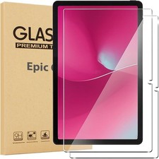 2-Pack 9H Hardness Tempered Glass Protectors for T-Mobile REVVL Tab 2 10.1 Inch picture