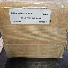 4 Rolls Prefold Bond Paper  20lb 14