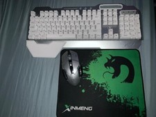 2.4Ghz Wireless Gaming Keyboard and Mouse Combo Rainbow Backlit Full Key Black picture