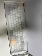 GEEZER AK96 Mechanical Gaming Keyboard White Full Size LED Backlit Wired USB New picture