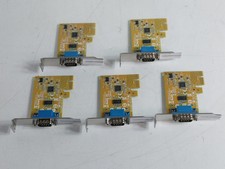 Lot of 5 DELL Sunix RS-232 Low Profile Serial Port PCI-E Interface Card NT0HM picture