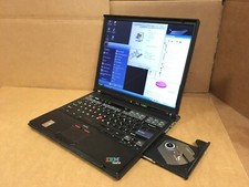 IBM THINKPAD T40  1.50GHz 512MB 40GB HDD WINDOWS XP ATI RADEON 7500TYPE 2373 picture