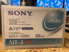 New Sealed Sony SDX3-100W AIT3 AIT 3 Tape BackUp Cartridge WORM 100GB/260GB  picture