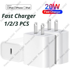 PD Fast Charger Block Type C 20W Wall Power Adapter Cube For iPhone 14 13 12 11 picture