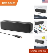 Portable Stereo Computer Speakers – Easy Setup, Rich Sound for All Devices picture