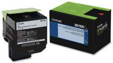 Lexmark 801XK Black Extra-High Yield (80C1XK0) OEM genuine Return Program Toner  picture