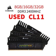 Corsair 32GB 16GB 8GB DDR3 OC 2400Mhz PC3-19200U 240Pin DIMM Desktop Memory LOT picture