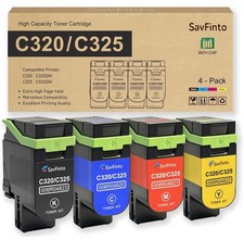 C320 C325 Toner Cartridge for Xerox C325DNI C320DNI Printer (4-Pack) BCMY picture