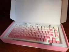 DAREU EK75 Pro Sakura Pink Hot-Swap Mechanical Keyboard RGB Open Box picture