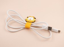 Garfield Cartoon Data Cable Storage Clip Travel Earphone Winding Cable Organizer picture