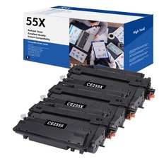 3PK CE255X Toner Cartridge fit for LaserJet Pro 500 MFP M521dz Enterprise P3015x picture