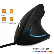Ergonomic Mouse Optical Vertical Mice 6 Keys USB Wireless  3200DPI For PC picture