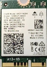Intel AX211 WIFI 6E CNVio2 w/Tri Band 2.4 5 & 6GHz AX211NGW 2.4Gbps no vPro picture