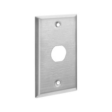 5 Pack of 1-Port Single Gang Stainless Steel Wallplate with Water Seal picture