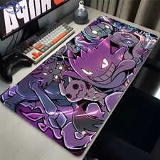 800x300mm Purple Ghost Anime Gaming Mouse Pad XXL PC Desk Mat Keyboard Pad  picture