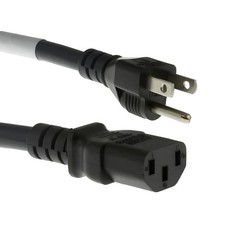 Heavy Duty AC Power Cord 15ft (4.5m), 14AWG NEMA 5-15P to C13 picture