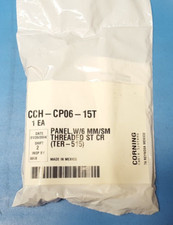 FIBER PATCH PANEL, CCH-CP06-15T, 6 CORD, Corning, ST MULTIMODE/ MM LOADED picture