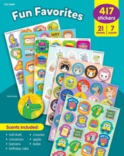 Smelly Stickers Variety Pack Fun Favorites Multicolor Teacher Created Resources picture