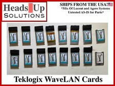 Teklogix  WaveLAN Cards Mix Of Lucent and Agere Systems Untested AS-IS for Parts picture