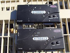 Lot of 2 Belkin Components Bitronics AutoSwitch Model: F1U127 & F1U126 picture