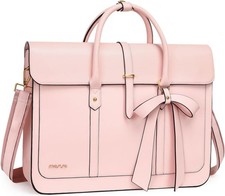 Laptop Bag for Women, 15-15.6 inch PU Leather Laptop Shoulder Bags picture