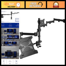 Dual Monitor & Laptop Mount for 13-27