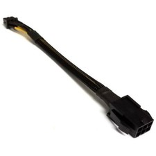 PCIe 8 Pin Female to CPU 8 pin (4+4 Detachable) Male EPS-12V Adapter...  picture