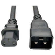 TRIPP LITE P032-003 Power Cord Iec 320 En 60320 C20 Male Left Gender C13 Female picture