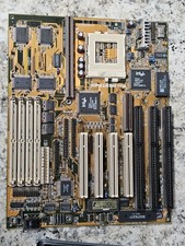 Retro Gaming Tested ASUS P/I-P55TP4N Rev 1.01 Retro Vintage Motherboard Socket 7 picture
