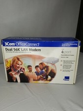 3Com OfficeConnect 56k LAN Modem 3C888 Hub 4 port expandable to 25 users G2U picture