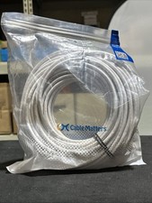 Cable Matters 160001-WHT-50 Cat 6 UTP 24 AWG Ethernet Patch Cable in White 50ft picture