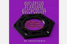 ASUS ROUTER WALL CEILING MOUNT BRACKET GT-AXE11000 GT-AXE16000 ROG RAPTURE 6E picture