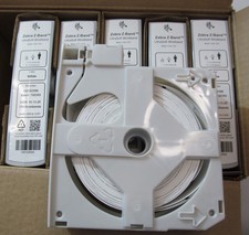 6-PACK ZEBRA 10015355K Z-BAND ULTRASOFT WRISTBAND CARTRIDGE REELS WHITE 1
