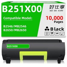 B251X00 Toner Cartridge Compatible for Lexmark B2546 MB2546 B2650 MB2650 Printer picture