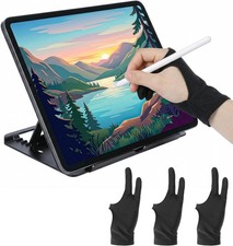 3 Pcs Artist Glove, Black Drawing Glove Right Hand, One Size Fits Both Hands,... picture