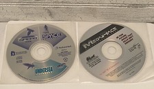 Lot of 2 Vintage PC Games - Space adventure, Undersea Adventure, Speed, MegaRace picture