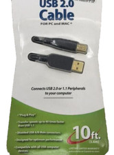 TriQuest USB 2.0 Cable 10 FT For PC/Windows & Mac OS New in Original Package picture