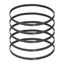350mm GT-2 Timing Belt, 5pcs 6mm Width 2mm Pitch 3D Printing Closed Loop, Black picture